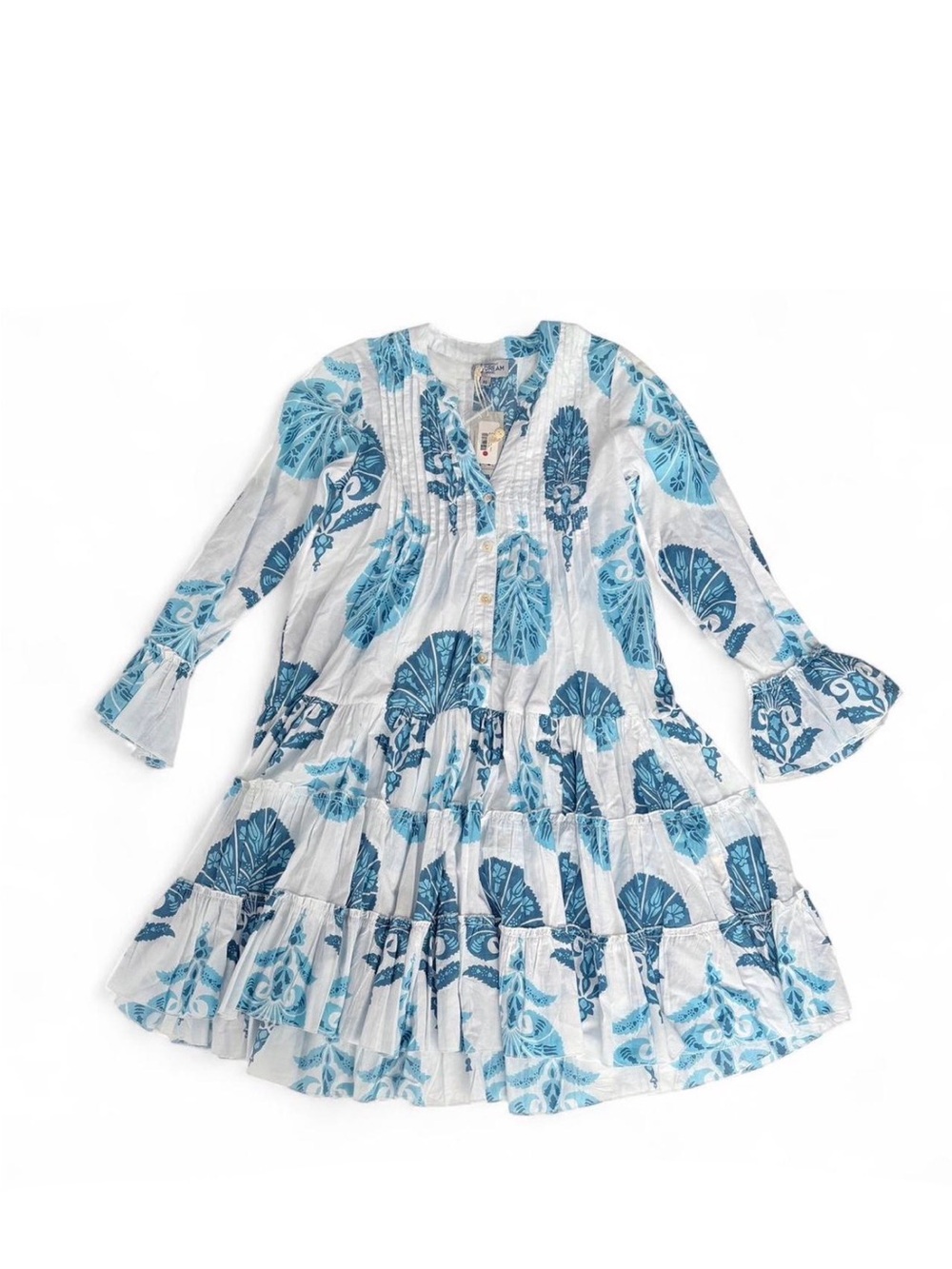 Floral Tiered Dress- HANDPRINT DREAM APPAREL